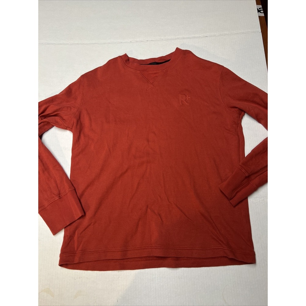 Rocawear Thermal Waffle Long Sleeve Shirt Men's XXL Red‎ Logo On Chest